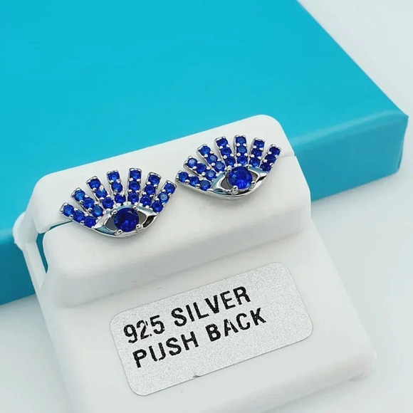 "925 Sterling Silver CZ Beautiful Earrings for Women, 1USPAR4199 - Picture 8 of 11